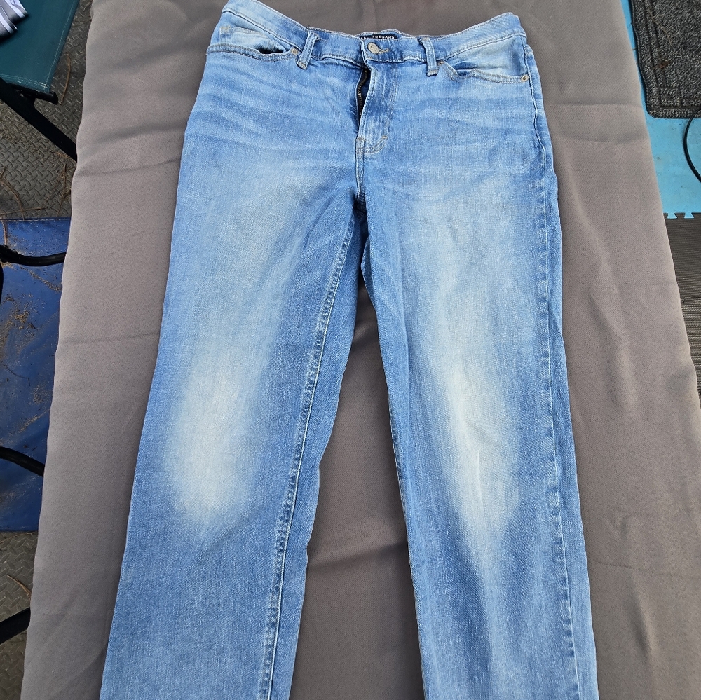 Lucky Brand Mid Rise Boyfriend Sienna Women's Light Blue Ankle Jeans